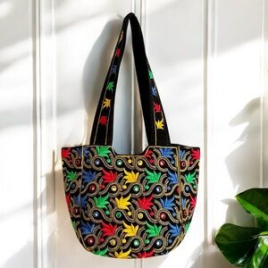 Embroidered Pakistani / Indian Design Double-Strap Shoulder Bag Unbranded